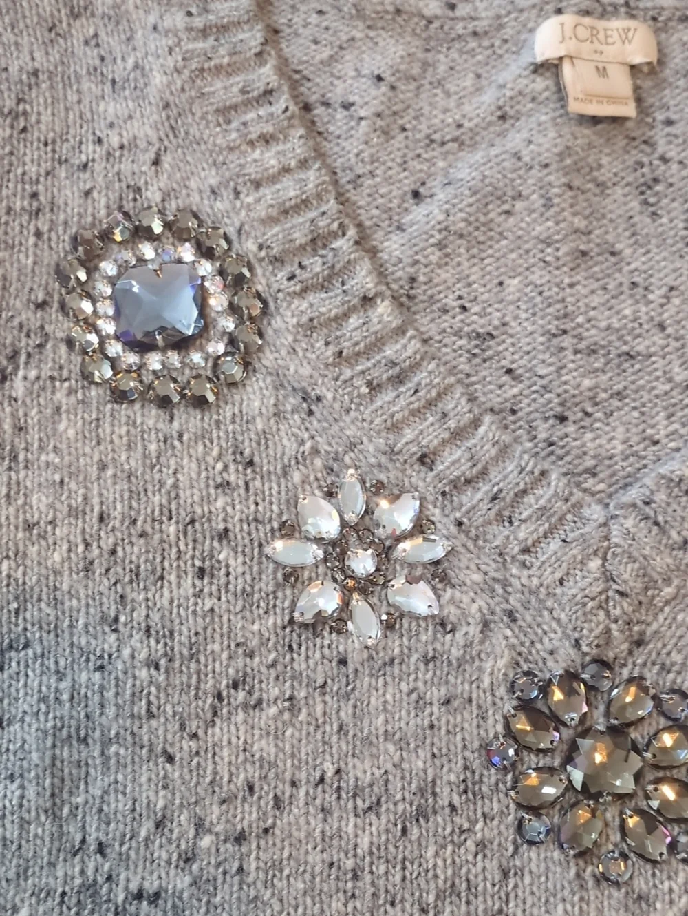 J. Crew crew jeweled